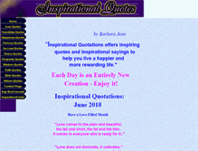 Tablet Screenshot of inspirational-quotations.com
